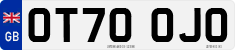 License plate of the United Kingdom, 2001 year system