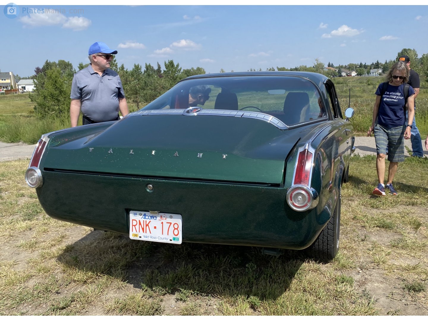 RNK-178, Plymouth Valiant 2nd gen 1966 2-door Hardtop (BV1/BV2; A-body), 3rd facelift, 1965–1966