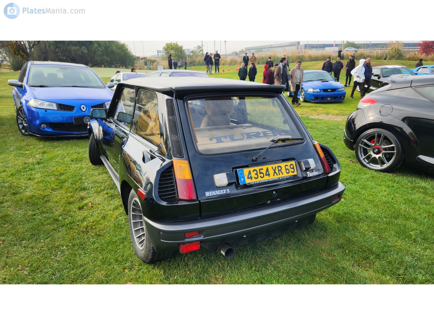 4354 XR 69, License plate without vehicle 