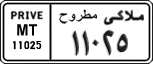 License plate of Egypt, Cars (1999)
