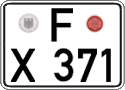 German license plate, Regular plates