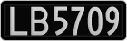 License plate of New Zealand, AB1(234)