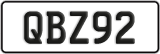 License plate of New Zealand, ABC1(23)