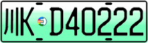 License plate of China, Electric vehicles