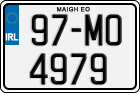 License plate of Ireland, Regular plates