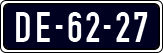 License plate of the Netherlands, Imported oldtimers (cars)