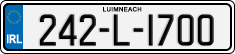 License plate of Ireland, Regular plates