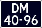 License plate of the Netherlands, Imported oldtimers (cars)