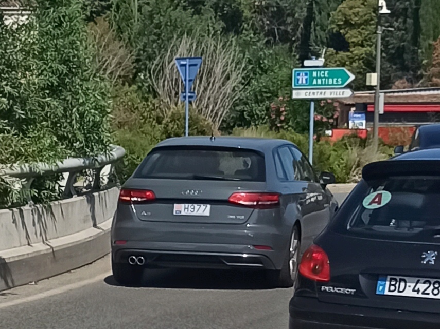 H977, Audi A3 3rd gen Sportback (8VA/8VF), facelift, 2016–2020