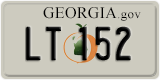 Georgia, Vanity Plates