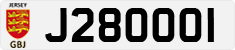 License plate of Jersey, Regular plates (J123456)