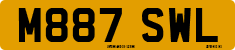 License plate of the United Kingdom, 1983 year system