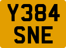 License plate of the United Kingdom, 1983 year system