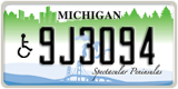 Michigan, Vehicles for disabled persons (1A2345)