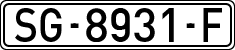 License plates of Spain, 1971 year series