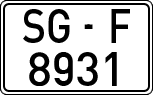 License plates of Spain, 1971 year series
