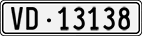License plate of Switzerland, Cars