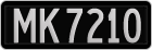 License plate of New Zealand, AB1(234)