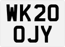 License plate of the United Kingdom, 2001 year system