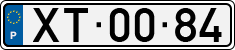 License plate of Portugal, Regular plates