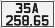 License plate of Vietnam, Cars