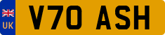 License plate of the United Kingdom, 1983 year system