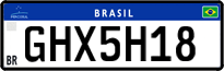 License plate of Brazil, Private owners (Mercosul)