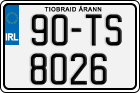 License plate of Ireland, Regular plates