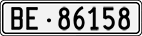 License plate of Switzerland, Cars