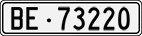 License plate of Switzerland, Cars