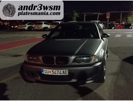 SU 3474 AE, BMW 3 Series