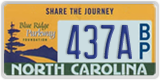 North Carolina, Specialty plates (XXXX A/B)