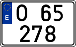 License plates of Spain, 1900 year series