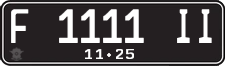 License plate of Indonesia, Regular plates