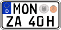 German license plate, Plates for oldtimers (type 