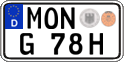 German license plate, Plates for oldtimers (type 