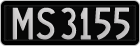 License plate of New Zealand, AB1(234)