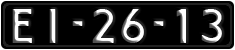 License plate of Portugal, Regular plates