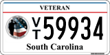 South Carolina, Military (A12345 / AB12345)