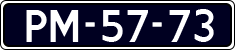 License plate of the Netherlands, Imported oldtimers (cars)