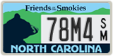 North Carolina, Specialty plates (XXXX A/B)