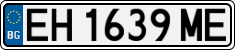 License plate of Bulgaria, Cars