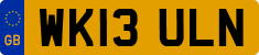 License plate of the United Kingdom, 2001 year system