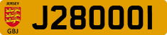 License plate of Jersey, Regular plates (J123456)