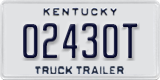 Kentucky, Trailers (12345X)