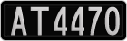 License plate of New Zealand, AB1(234)