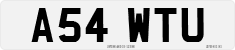 License plate of the United Kingdom, 1983 year system