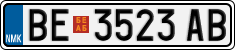 License plate of North Macedonia, Regular plates (2012)