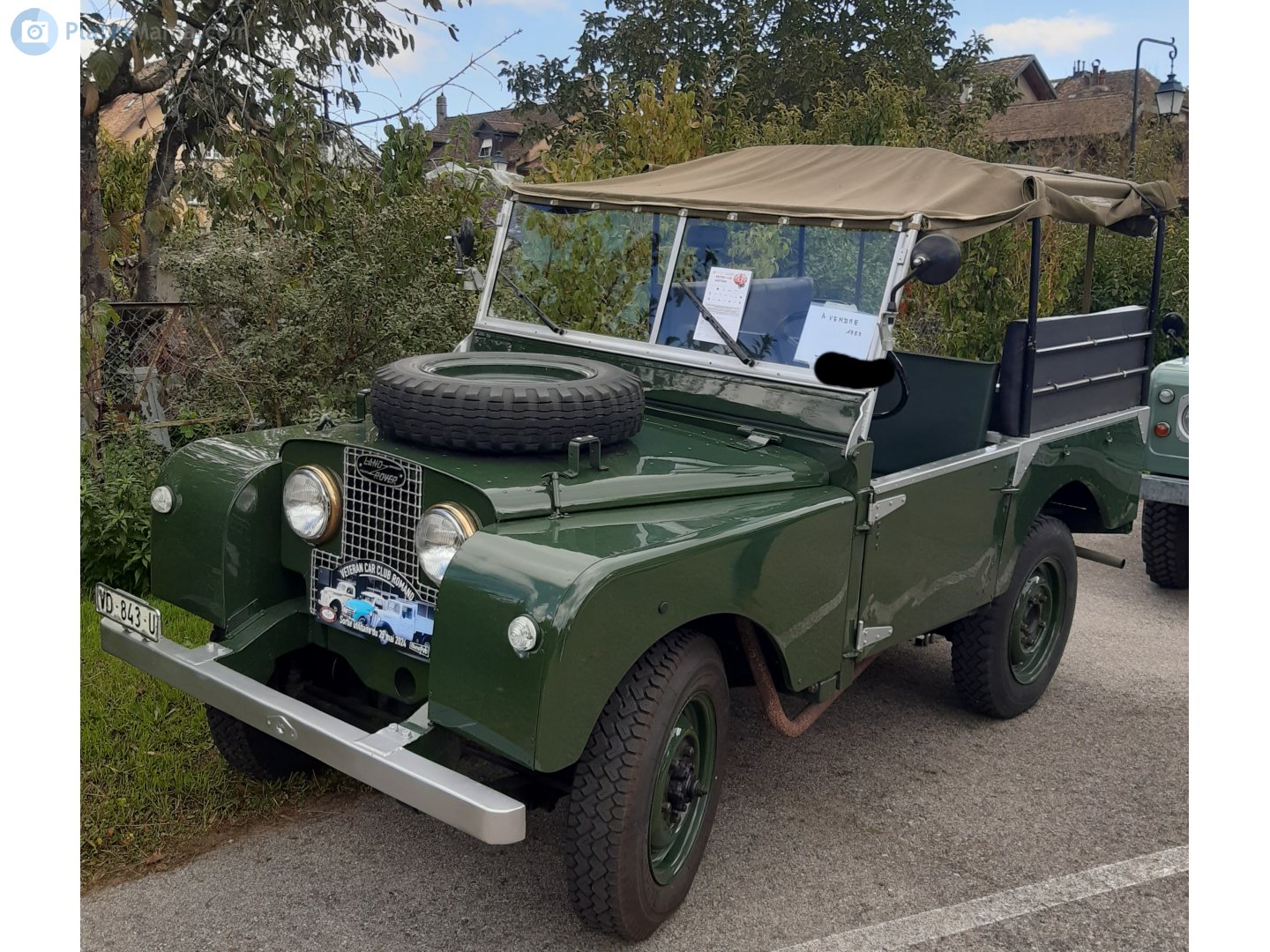 VD 843 U, Land Rover Series I 1st gen, 1948–1958