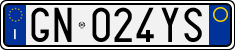 License plate of Italy, Cars (1994 year series)